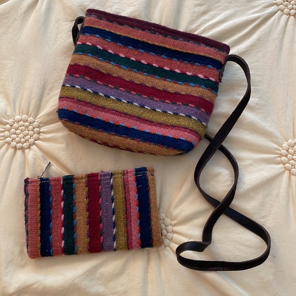 SOLD✨Wool Crossbody and wallet - Picture 3 of 7